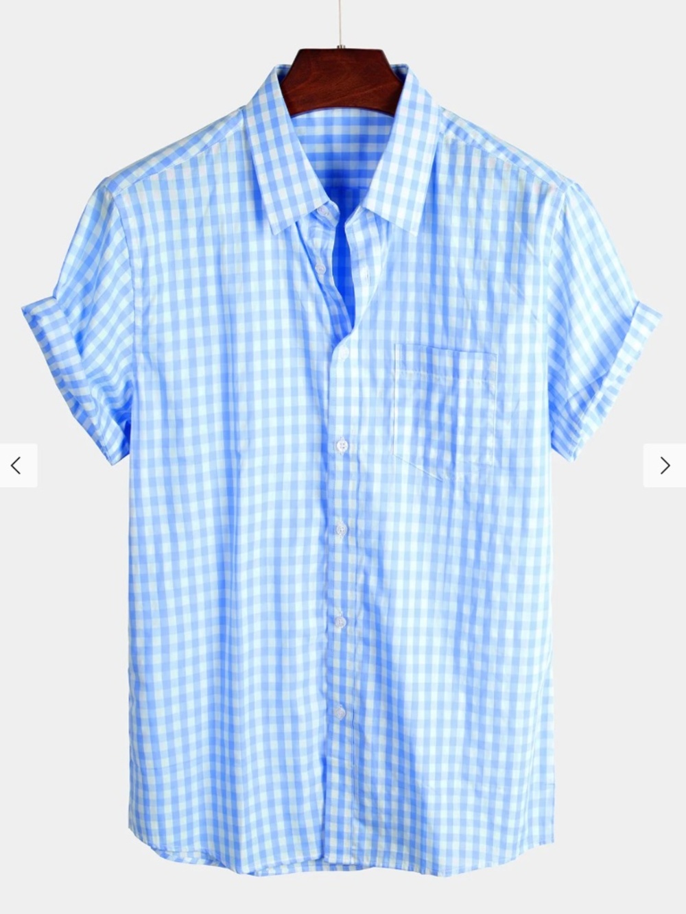 Set of 2 NEW Gingham Short Sleeve Shirts 2XL - Picture 5 of 8
